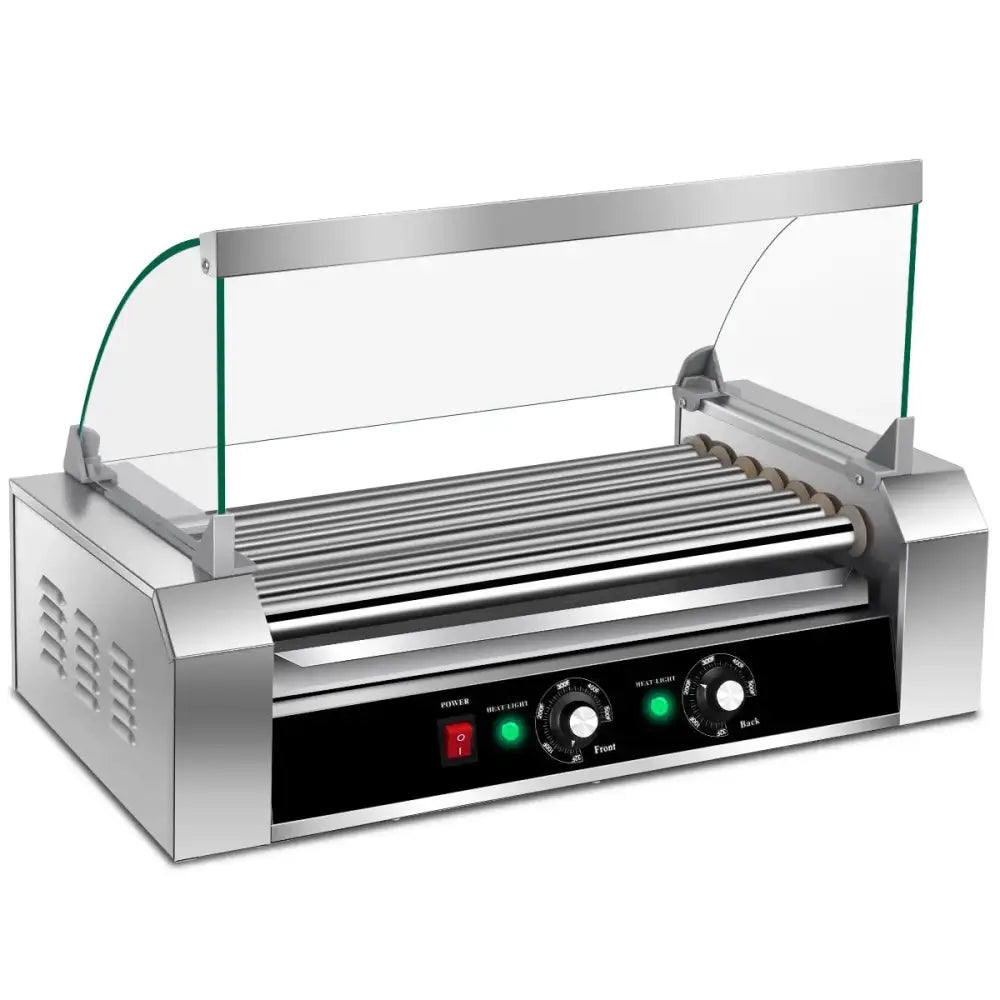 18 Hot Dog 7 Roller Grill Commercial Cooker Costway