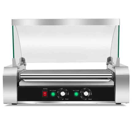 18 Hot Dog 7 Roller Grill Commercial Cooker Costway