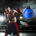 18 Inch 110 Pound Heavy Punching Water Aqua Bag with Adjustable Metal Chain-Blue - Blue - Boxing & Martial Arts