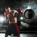 18 Inch 110 Pound Heavy Punching Water Aqua Bag with Adjustable Metal Chain-Black - Black - Boxing & Martial Arts