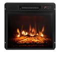18 Inch Electric Fireplace Inserted with Adjustable LED Flame - Fireplaces