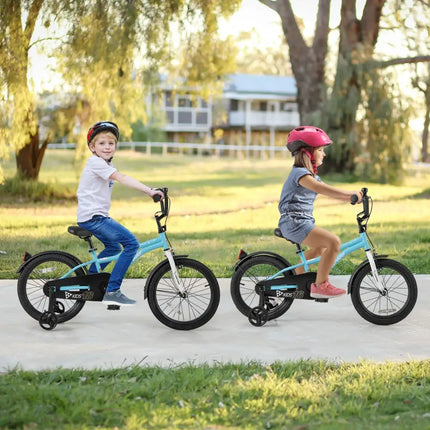18 - Inch Kids Bike for 4 - 8 Years Old Children Bicycle with Training Wheels - Oasis Home Essentials