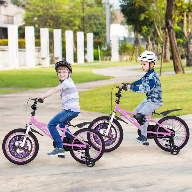 18 Inch Kids Bike for 4 - 8 Years Old Sport Bicycle with Adjustable Handlebar and Saddle - 18 inches - Oasis Home Essentials