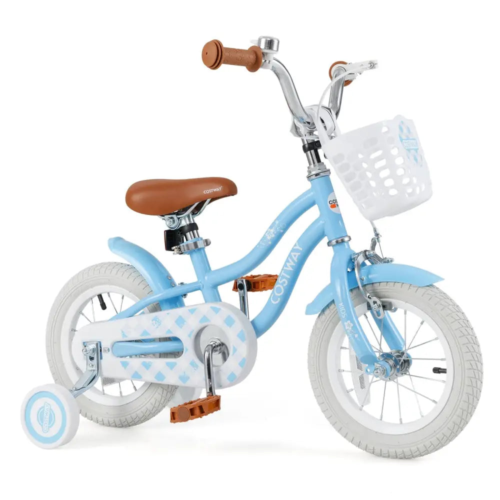 18 Inch Kids Bike with Adjustable Handlebar and Seat for 4 - 8 Year Old - Oasis Home Essentials