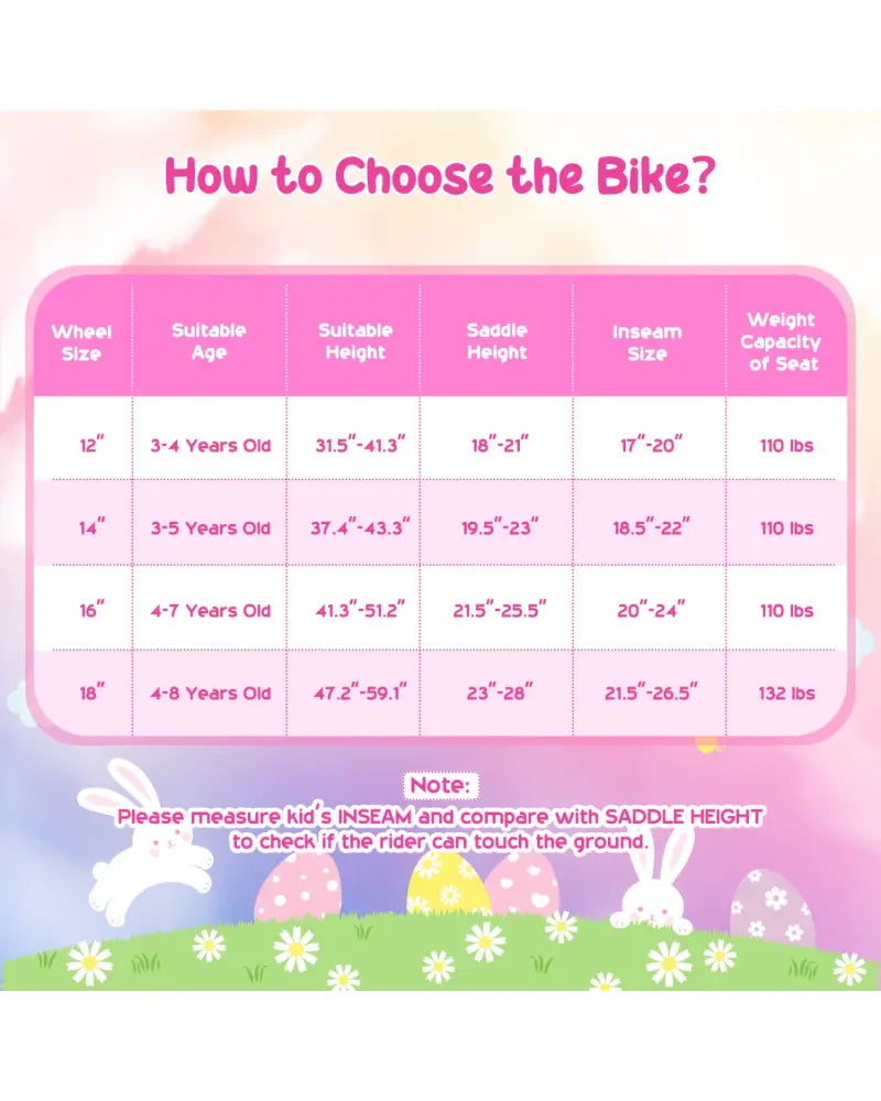18 Inches Girls Bike with Front Bag and Streamers for 4-8 Years Pink - Pink - Kids Bike