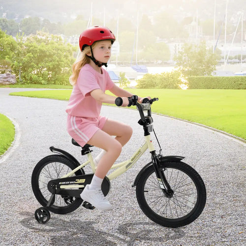 18 Inches Kids Bike Sport Bicycle with Removable Training Wheels - Kids Bike