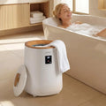 18 L Large Blanket Towel Warmer with LED Display for Bathroom-White Costway