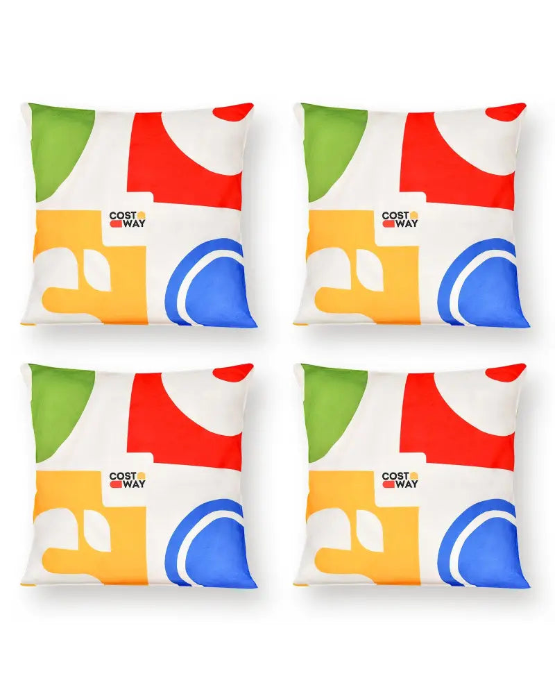 18 x 18 Inch Inches Square Throw Pillows with Removable and Washable Velvet Pillow Cases - Red - Sofas & Loveseats