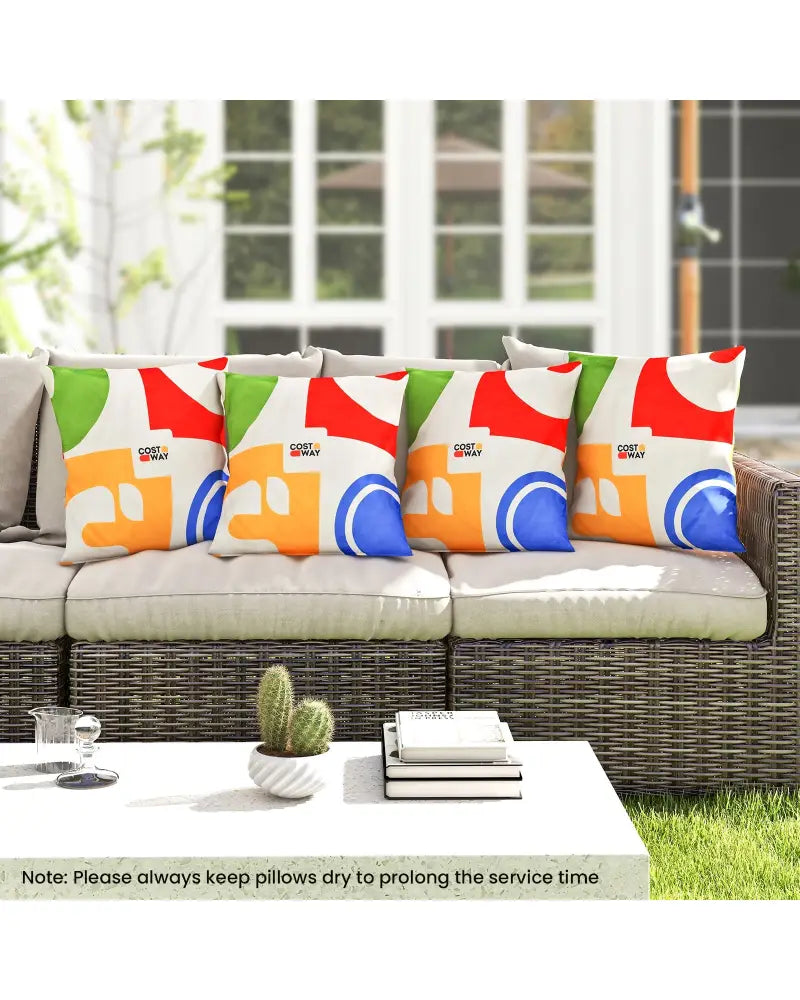18 x 18 Inch Inches Square Throw Pillows with Removable and Washable Velvet Pillow Cases - Red - Sofas & Loveseats