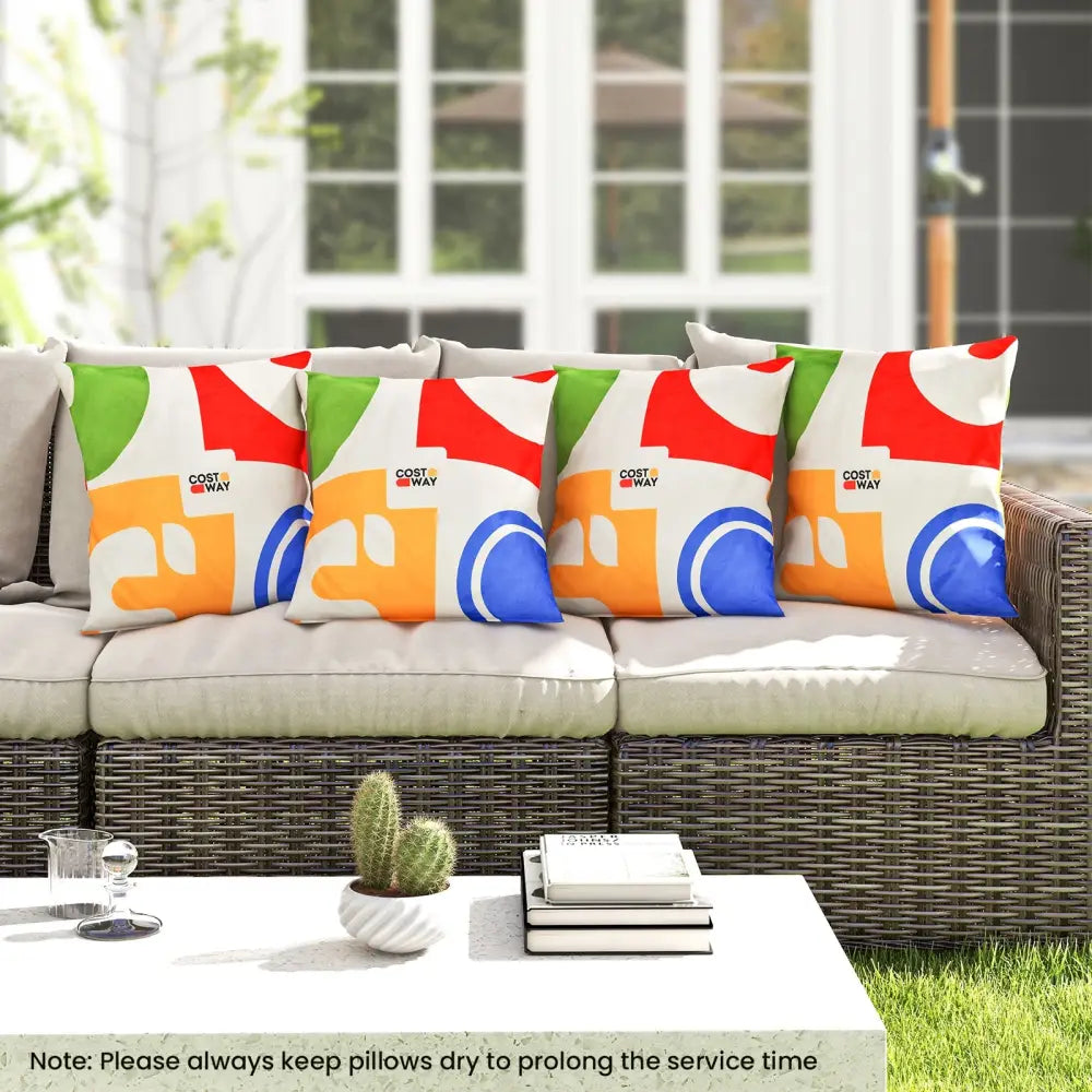 18 x 18 Inch Inches Square Throw Pillows with Removable and Washable Velvet Pillow Cases - Red - Sofas & Loveseats