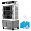 1800 CFM Evaporative Air Cooler with 4 Gal Water Tank-White - White - Air Coolers