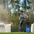 1800W 2030PSI Electric Pressure Washer Cleaner with Hose Reel-Blue - Blue - Pressure Washers