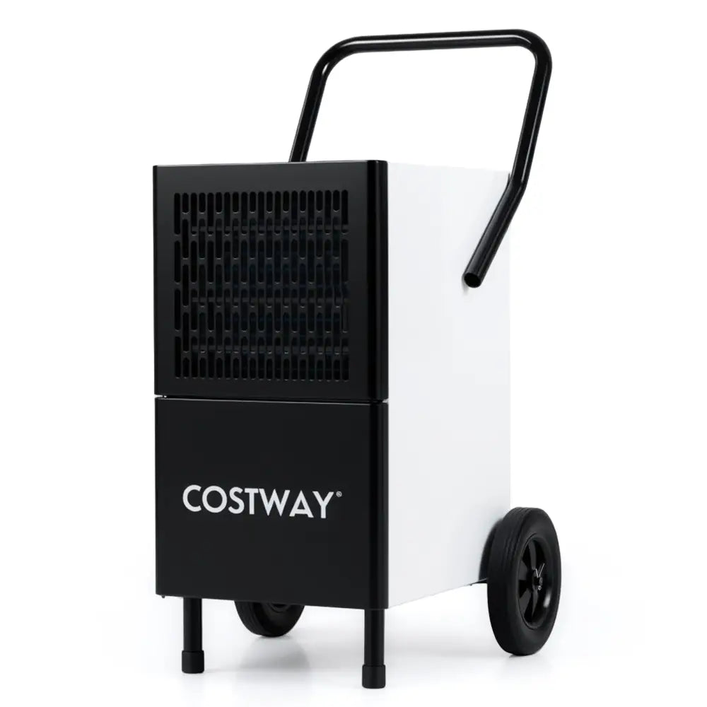 189 Pints Commercial Dehumidifier with Built-in Water Pump-Black - Black - Dehumidifiers