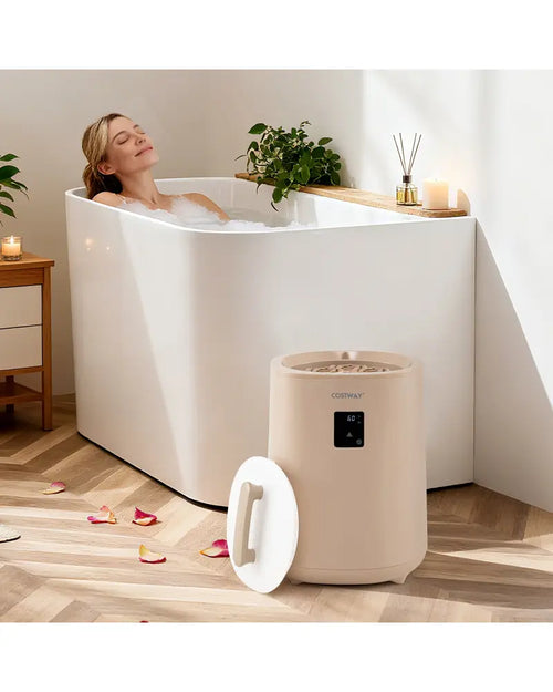 18L Large Towel Warmer with LED Display and Auto Shut off-Coffee - Coffee - Dryers
