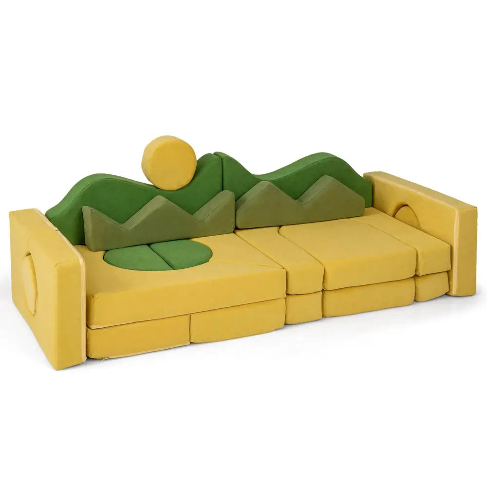 19 Pieces Modular Kids Play Couch for Inspiring Creativity - Kids Chairs & Seating