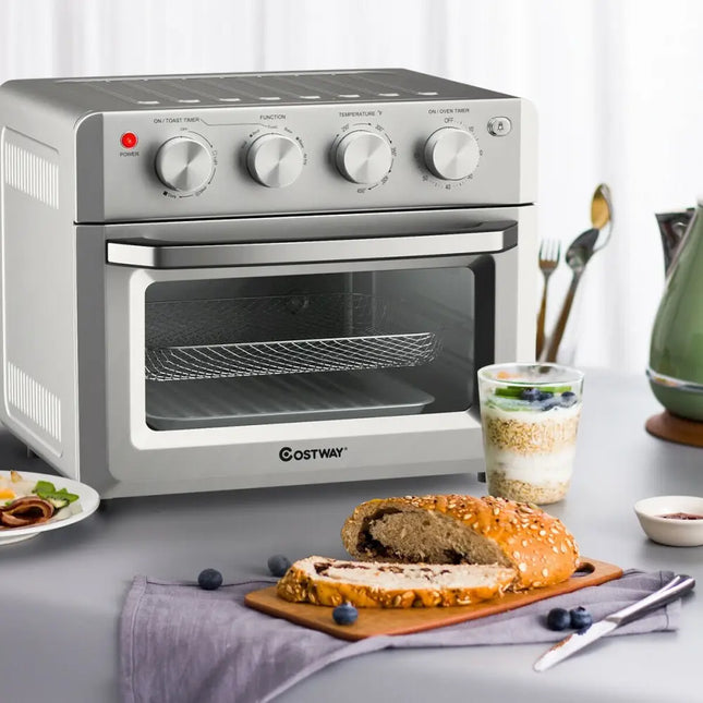 19 Qt Dehydrate Convection Air Fryer Toaster Oven with 5 Accessories - Oasis Home Essentials