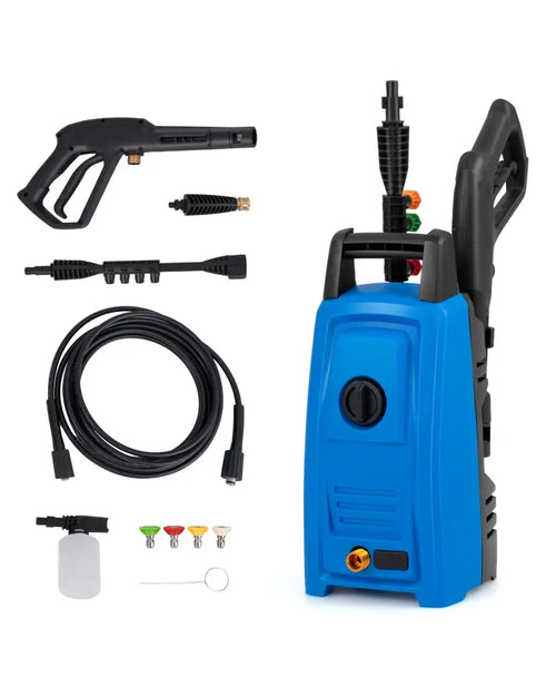 1900 PSI 1.8 GPM Electric Pressure Washer with 4 Quick Connect Nozzles-Blue - Blue - Pressure Washers