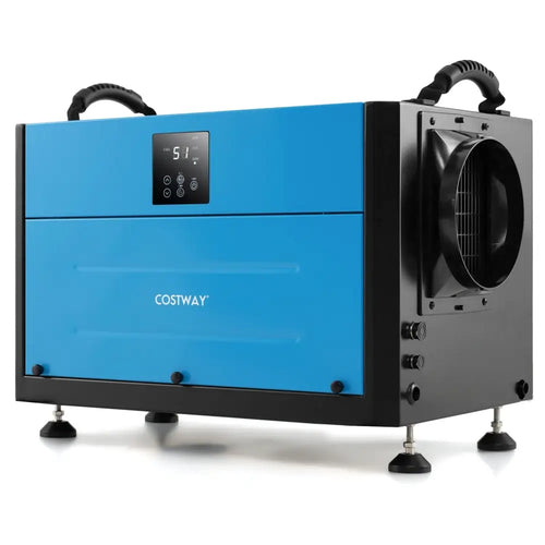 192 Pint Crawl Space Dehumidifier with 3 Modes and 24H Timer-Blue - Blue - Dehumidifiers