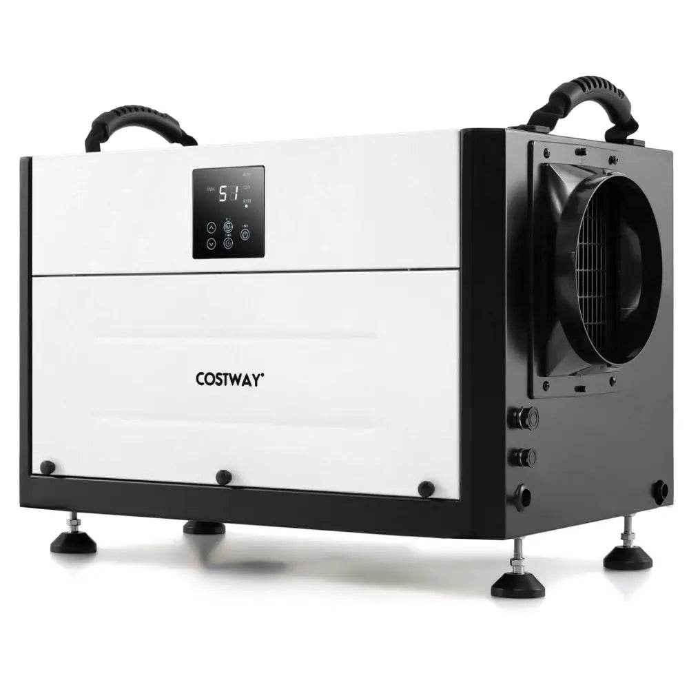 192 Pint Crawl Space Dehumidifier with 3 Modes and 24H Timer-White - White - Dehumidifiers