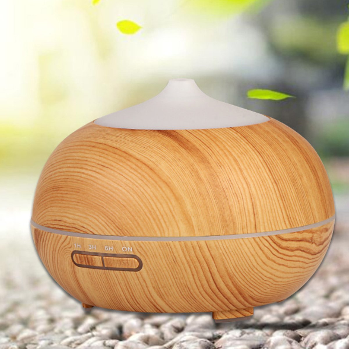 Mistyrious Essential Oil Humidifier | Natural Oak Aroma Diffuser