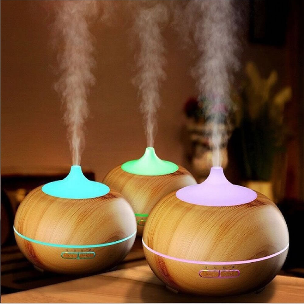 Mistyrious Essential Oil Humidifier | Natural Oak Aroma Diffuser