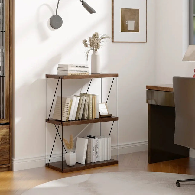 2/3/4/5-Tier Multipurpose Display Rack with Metal Frame-3-Tier Costway