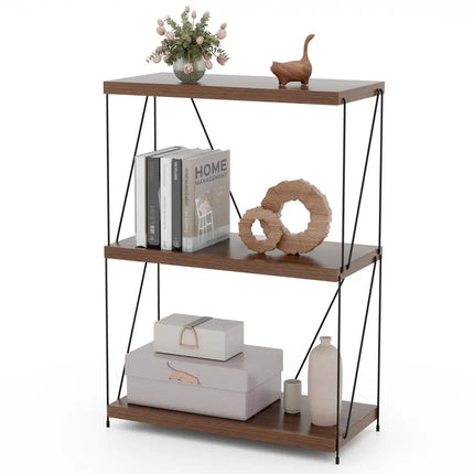2/3/4/5-Tier Multipurpose Display Rack with Metal Frame-34 inches Costway