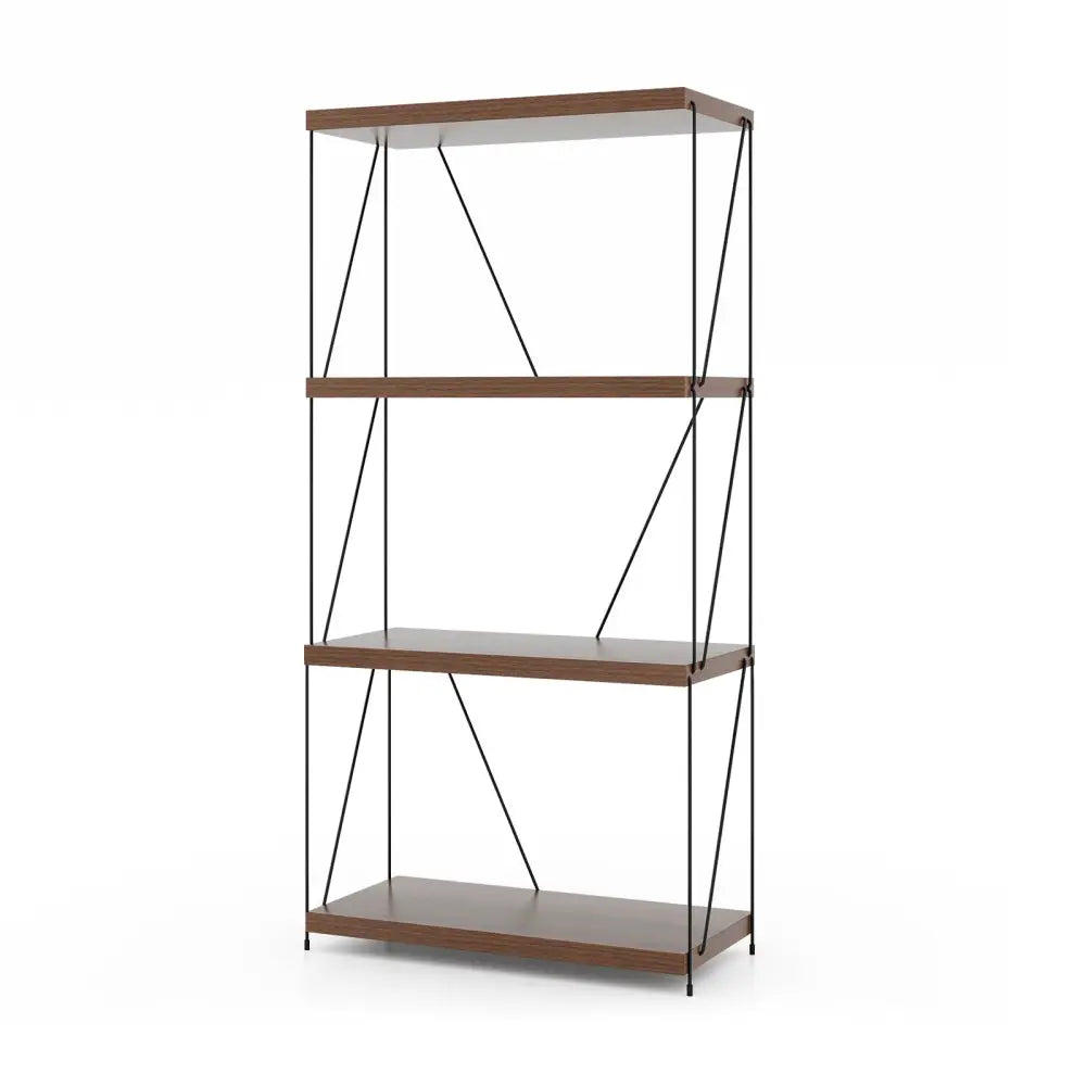 2/3/4/5-Tier Multipurpose Display Rack with Metal Frame-4-Tier Costway
