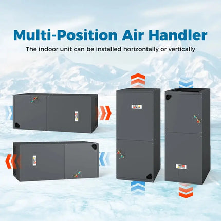 2-3 Ton 18.6-20 SEER2 Ultra-Low Temperature€‹ Heat Pump System (Operates down to -20°C) Costway