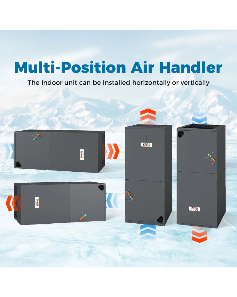 2-3 Ton 18.6-20 SEER2 Ultra-Low Temperature’’‹ Heat Pump System (Operates down to -20°C) - Gray - Heat Pumps