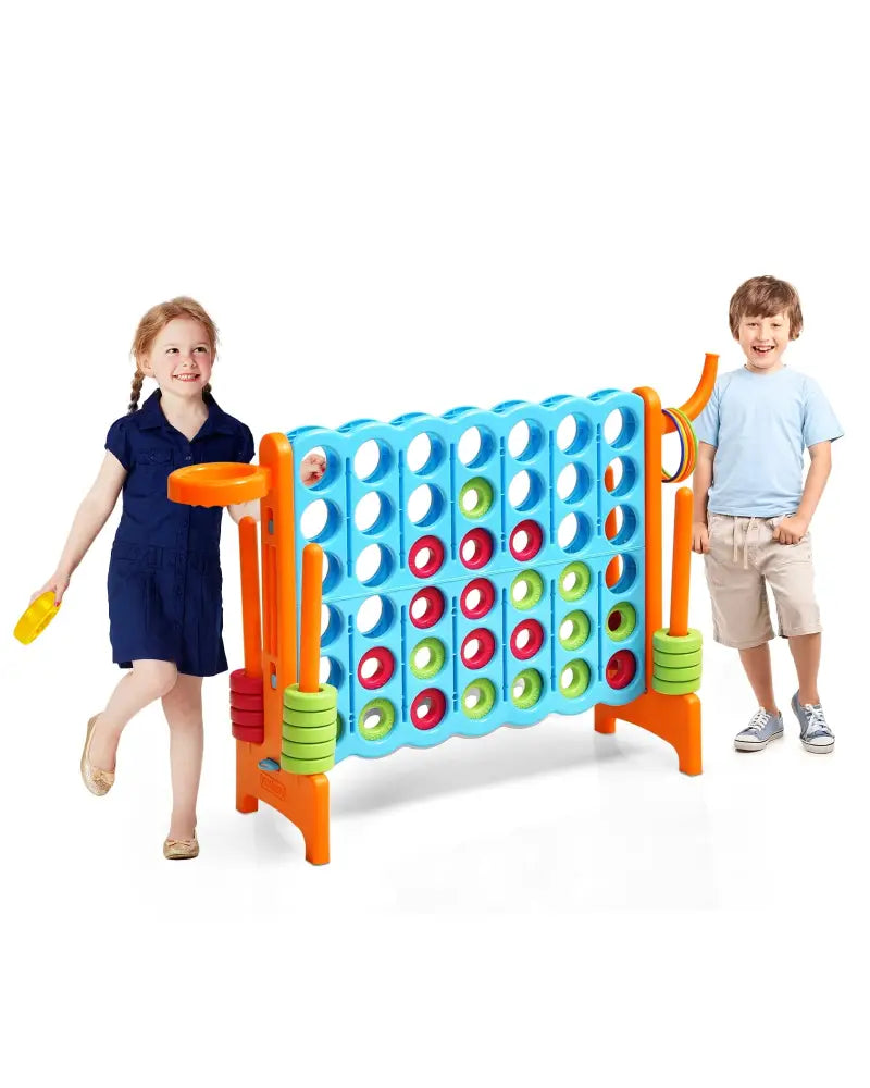 2.5ft 4-to-Score Giant Game Set-Orange - Orange - Lawn Games