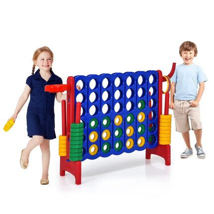 2.5ft 4-to-Score Giant Game Set-Red - Red - Lawn Games