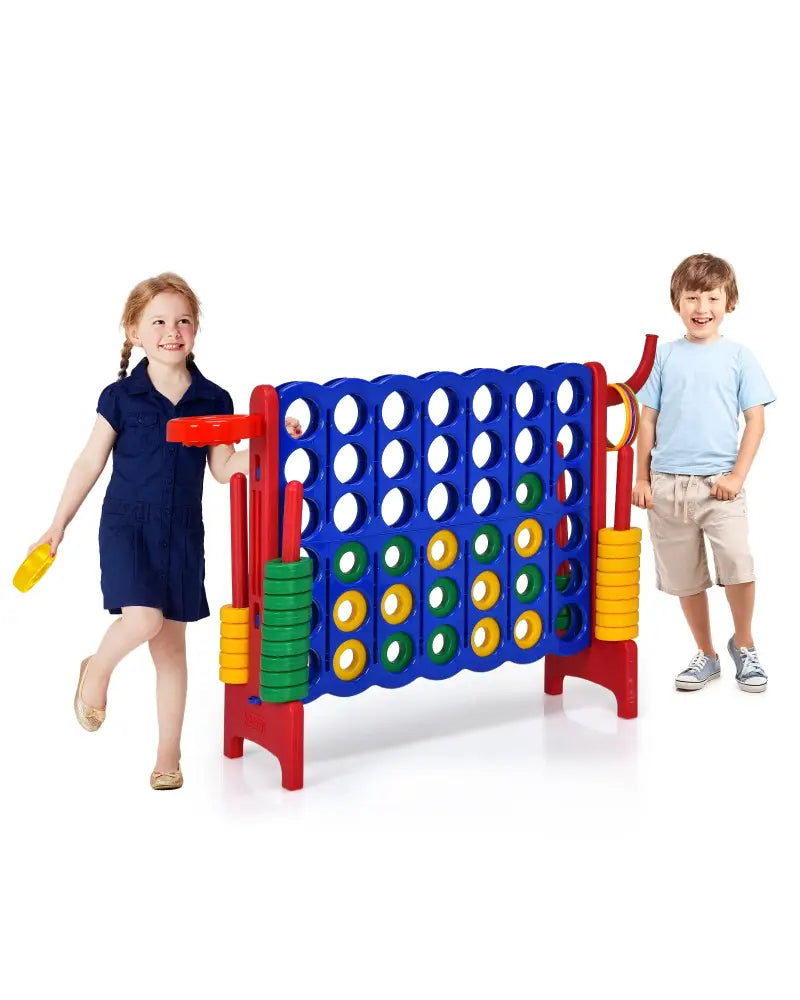 2.5ft 4-to-Score Giant Game Set-Red - Red - Lawn Games