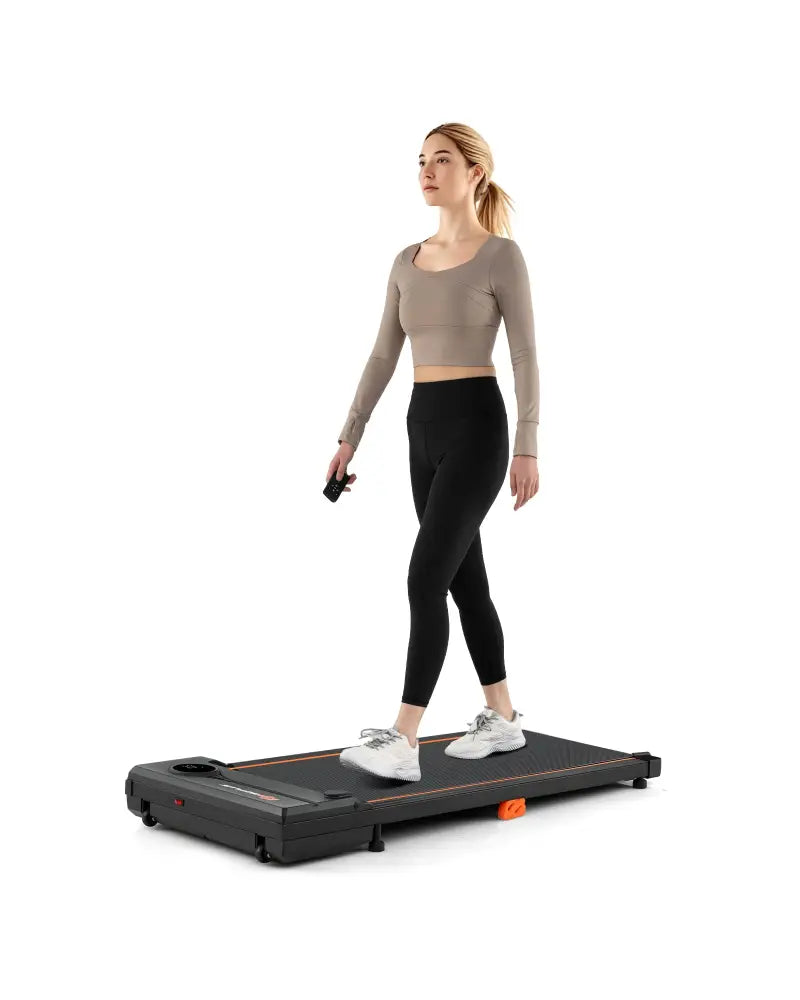 2.5HP Under Desk Treadmill with Remote Control for Home Office-Black - Black - Treadmills
