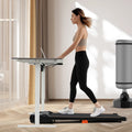 2.5HP Under Desk Treadmill with Remote Control for Home Office-Black - Black - Treadmills
