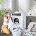 2.6 Cu.ft Compact Clothes Dryer with Touch Panel and 2 Modes-White Costway