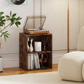 2-Cube Bookcase Floor Standing Open Bookshelf with 5-Position Adjustable Shelf-Brown Costway