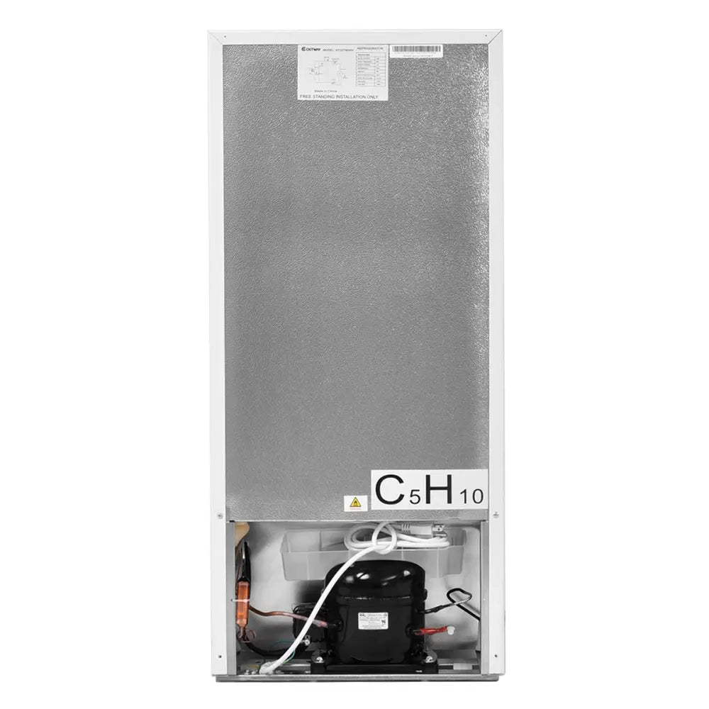2 Doors Cold-rolled Sheet Compact Refrigerator-White - White - Refrigerators
