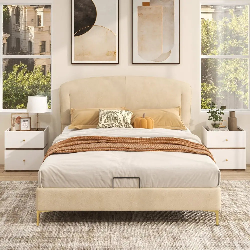 2-Drawer Modern Nightstand with Storage for Living Room Bedroom Costway