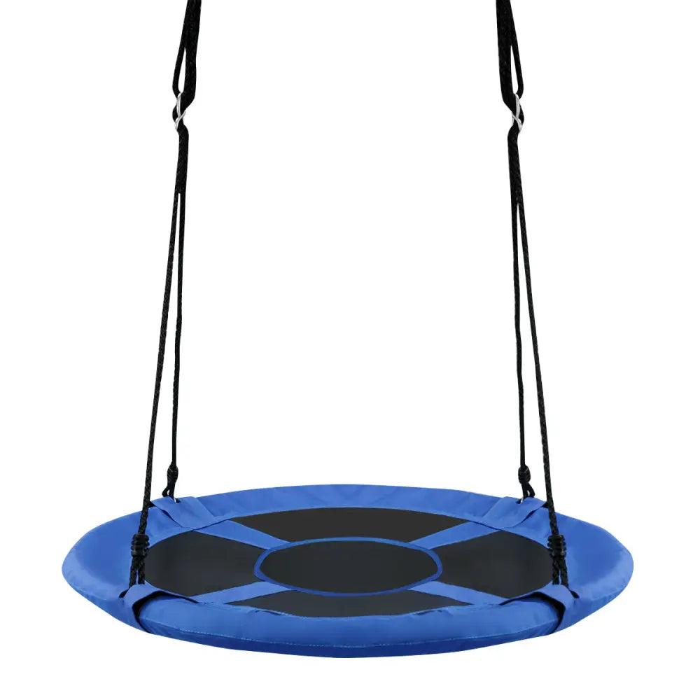 2-in-1 40 Inch Kids Hanging Chair Detachable Swing Tent Set-Blue - Blue - Swing & Playsets