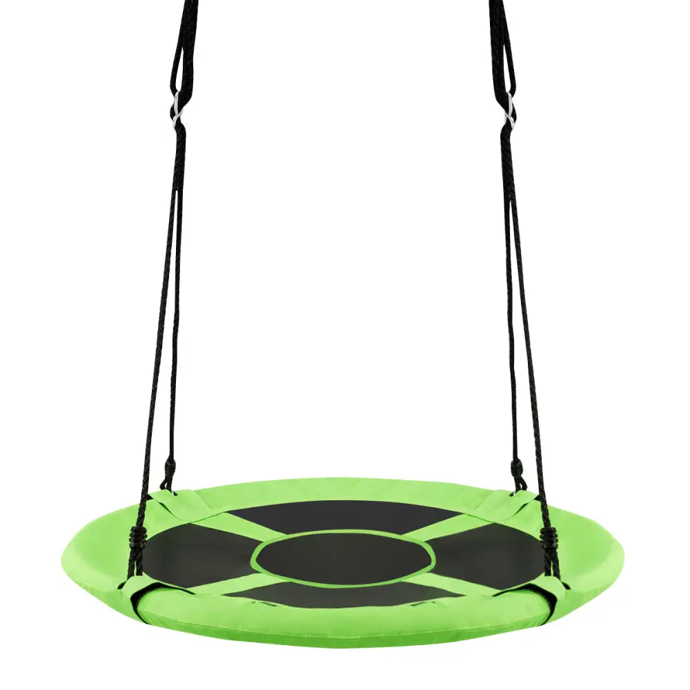 2-in-1 40 Inch Kids Hanging Chair Detachable Swing Tent Set-Green - Green - Swing & Playsets