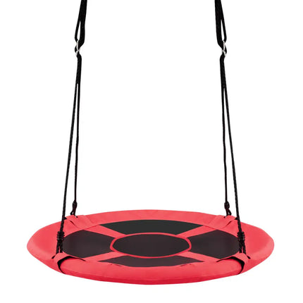 2-in-1 40 Inch Kids Hanging Chair Detachable Swing Tent Set-Orange - Orange - Swing & Playsets
