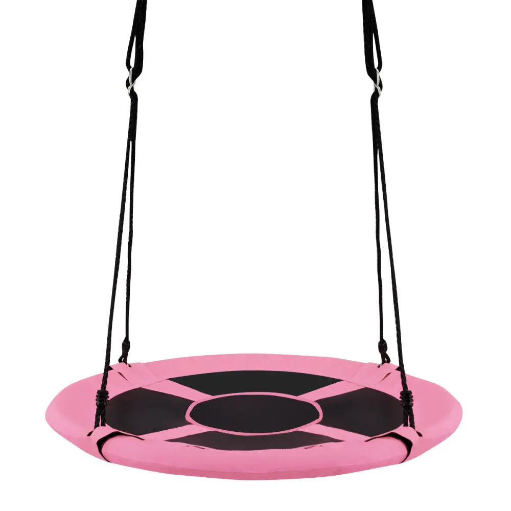 2-in-1 40 Inch Kids Hanging Chair Detachable Swing Tent Set-Pink - Pink - Swing & Playsets