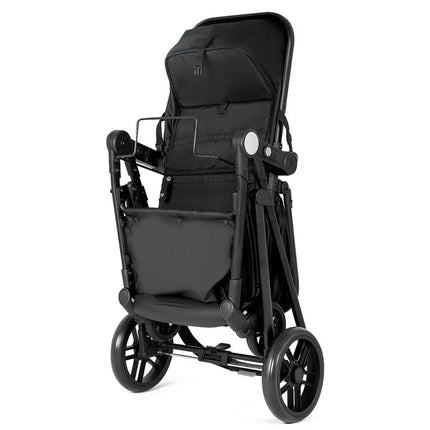 2 in 1 Foldable Pushchair Newborn Infant Baby Stroller-Black - Black - Baby Strollers