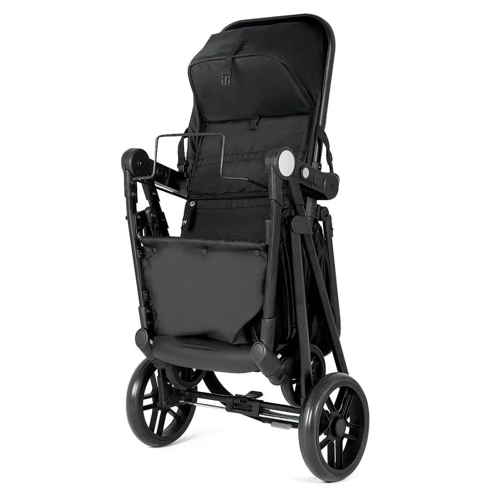 2 in 1 Foldable Pushchair Newborn Infant Baby Stroller-Black - Black - Baby Strollers