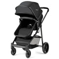 2 in 1 Foldable Pushchair Newborn Infant Baby Stroller-Black - Black - Baby Strollers