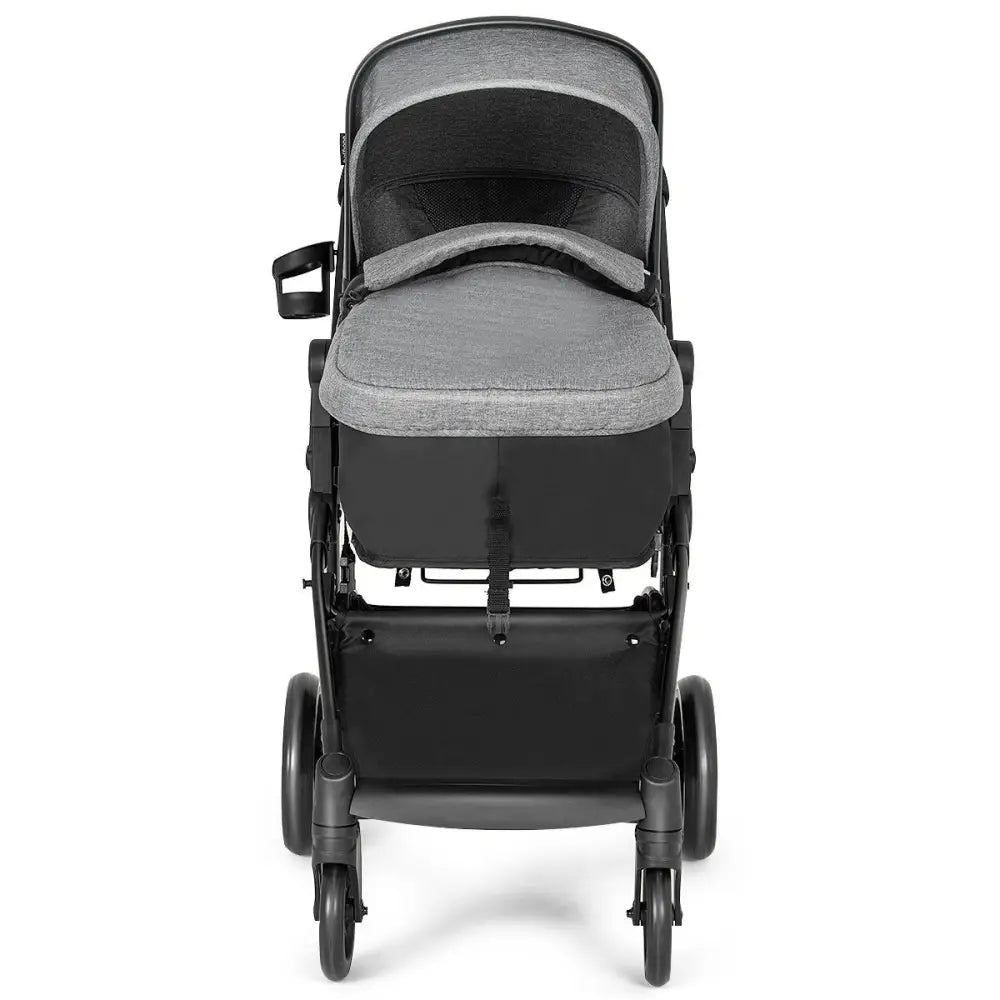 2 in 1 Foldable Pushchair Newborn Infant Baby Stroller-Gray - Gray - Baby Strollers