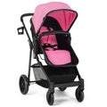 2 in 1 Foldable Pushchair Newborn Infant Baby Stroller-Pink - Pink - Baby Strollers