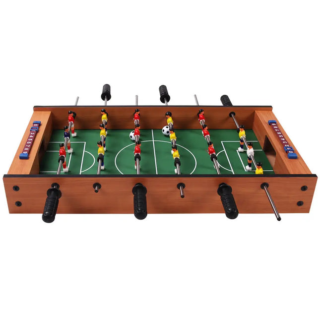 2 in 1 In/Outdoor Air Hockey Foosball Game Table - Brown - Game Room