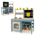 2 - In - 1 Outdoor Mud Kitchen with Faucet and Extra Chalkboard - Oasis Home Essentials